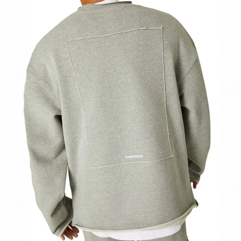 Paul | Herren Locker Geschnittener Pullover Lounge-Sweatshirt
