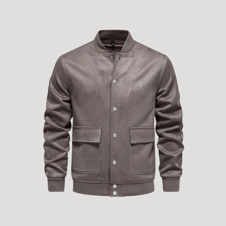 Daniel | Herren Winter Lederjacke Lässiger Bomber Außenmantel