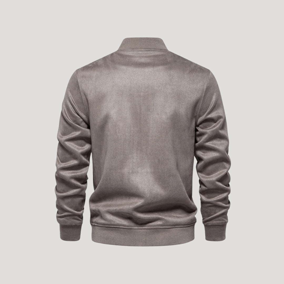 Daniel | Herren Winter Lederjacke Lässiger Bomber Außenmantel