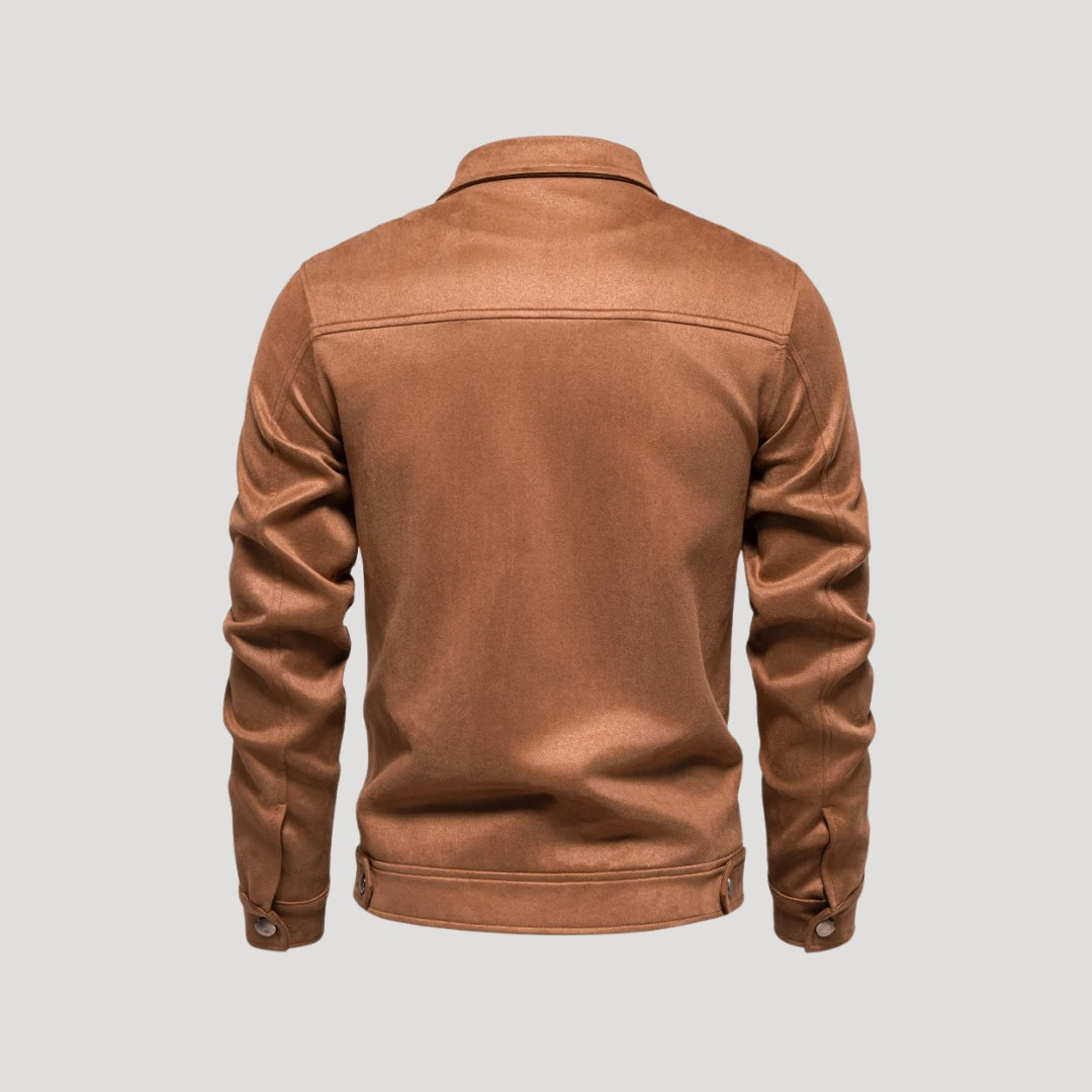 Daniel | Herren Winter Lederjacke Lässiger Bomber Außenmantel