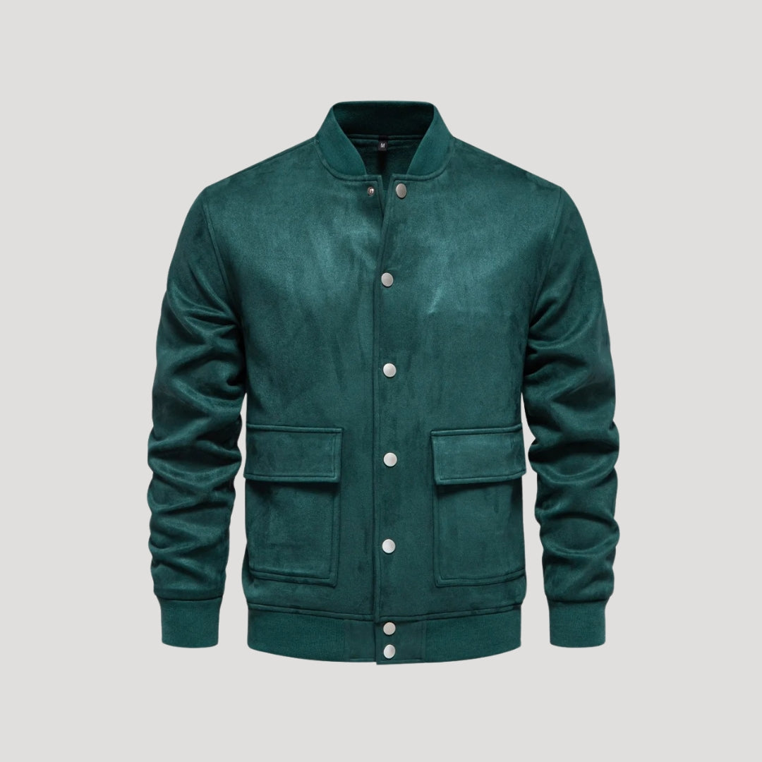 Daniel | Herren Winter Lederjacke Lässiger Bomber Außenmantel