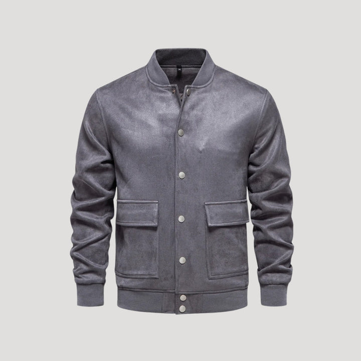 Daniel | Herren Winter Lederjacke Lässiger Bomber Außenmantel