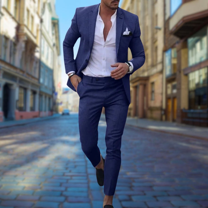 Harry | Klassisk Jakkesett med Slank Passform