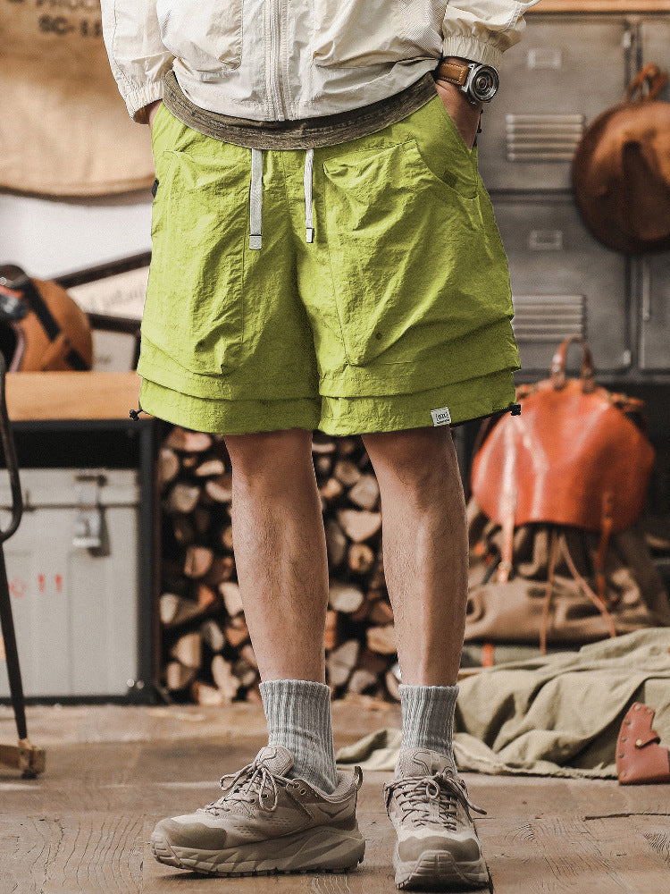 Bastian | Komfortable Cargo-shorts med Snøring