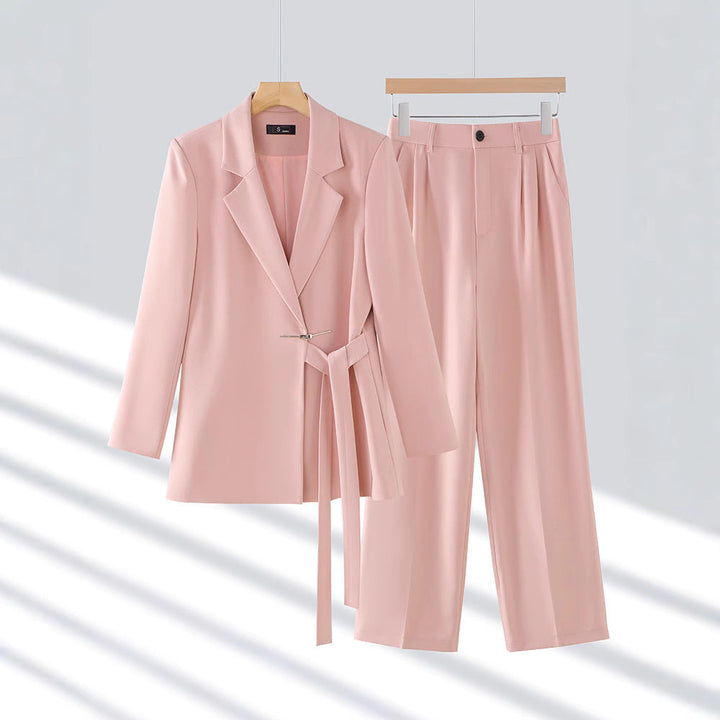 Lydia | Damen Modernes Maßgeschneidertes Anzug-Set mit Langem Blazer