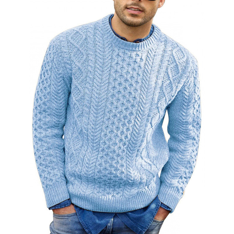 Emil | Herren Frühling Rundhals Strickpullover