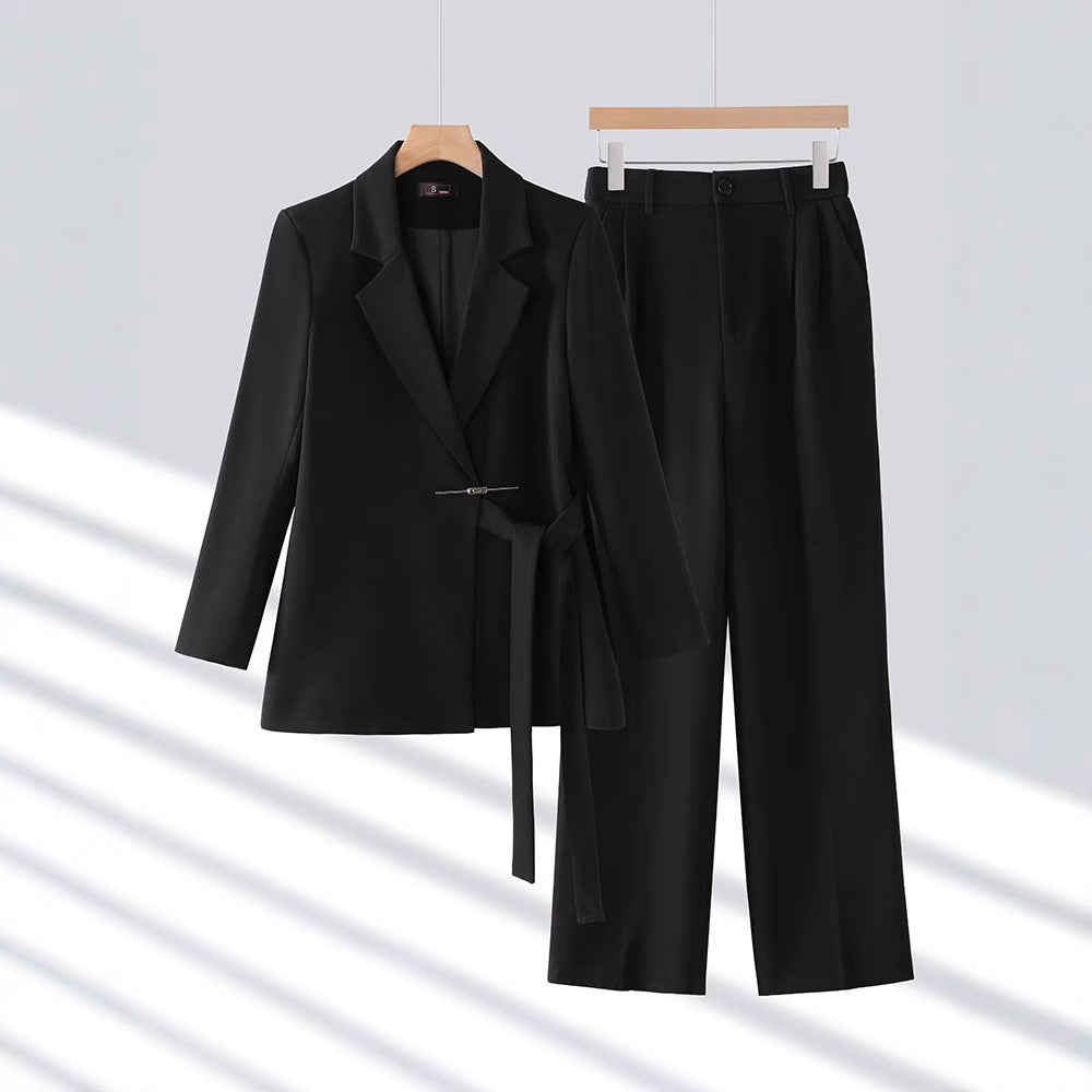 Lydia | Damen Modernes Maßgeschneidertes Anzug-Set mit Langem Blazer