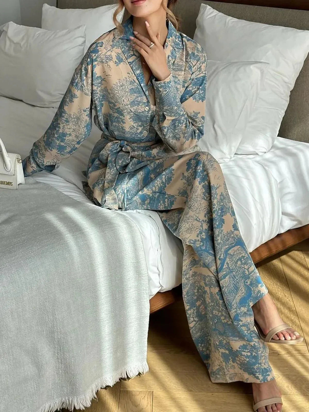 Britta | Damen Lässiges Zweiteiler-Set mit Print