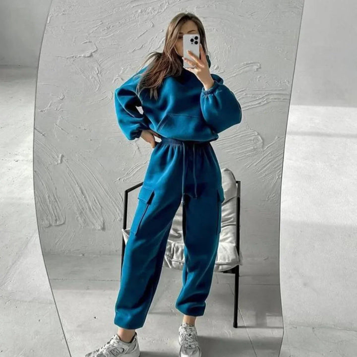 Emilia | Damen Hoodie- und Jogginghose-Set mit Lockerer Passform