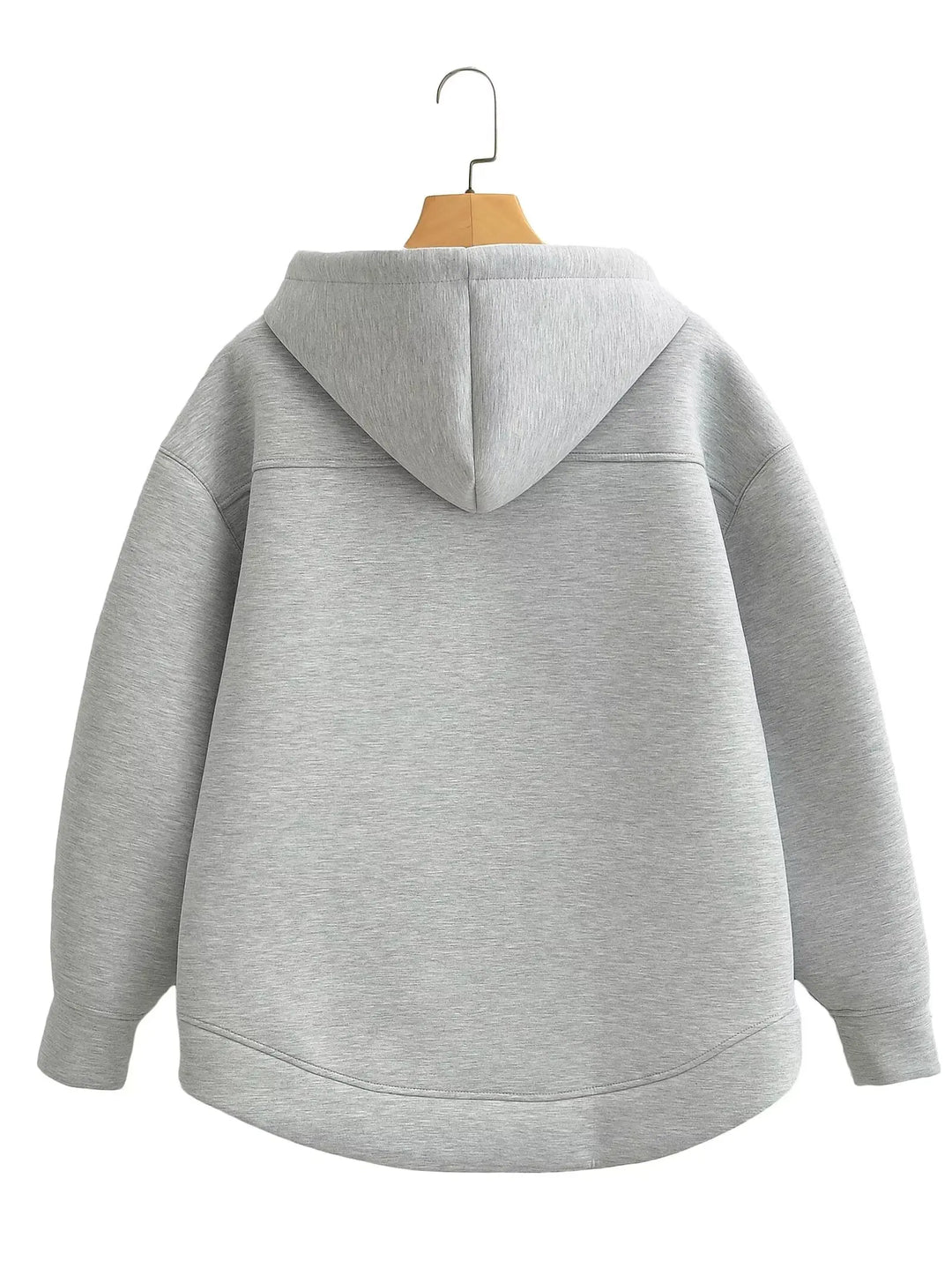 Gudrun | Damen Kapuzenjacke mit Reißverschluss und Lockerer Passform