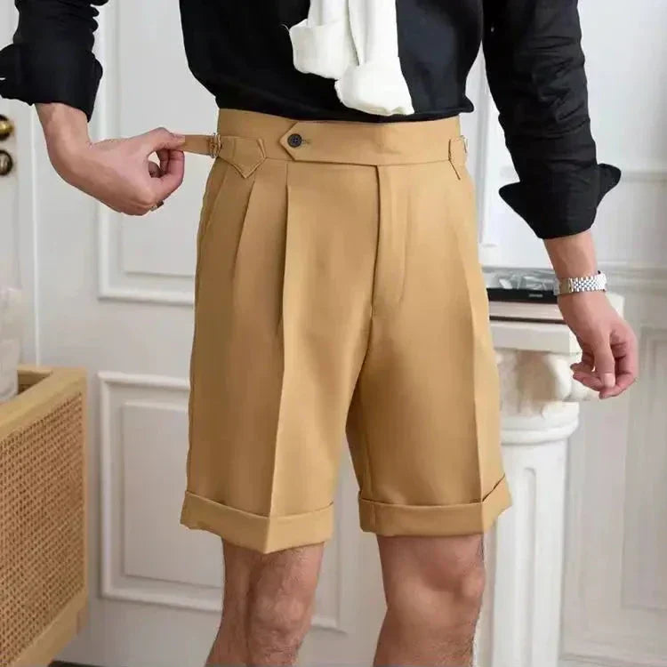 Erik | Shorts med Plisserte Mansjetter