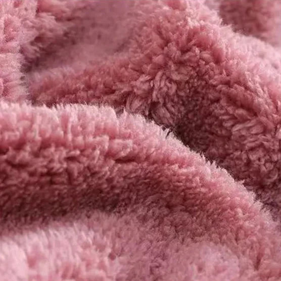 Emma | Damen Winter-Kuschelige Kapuzenjacke mit Reißverschluss