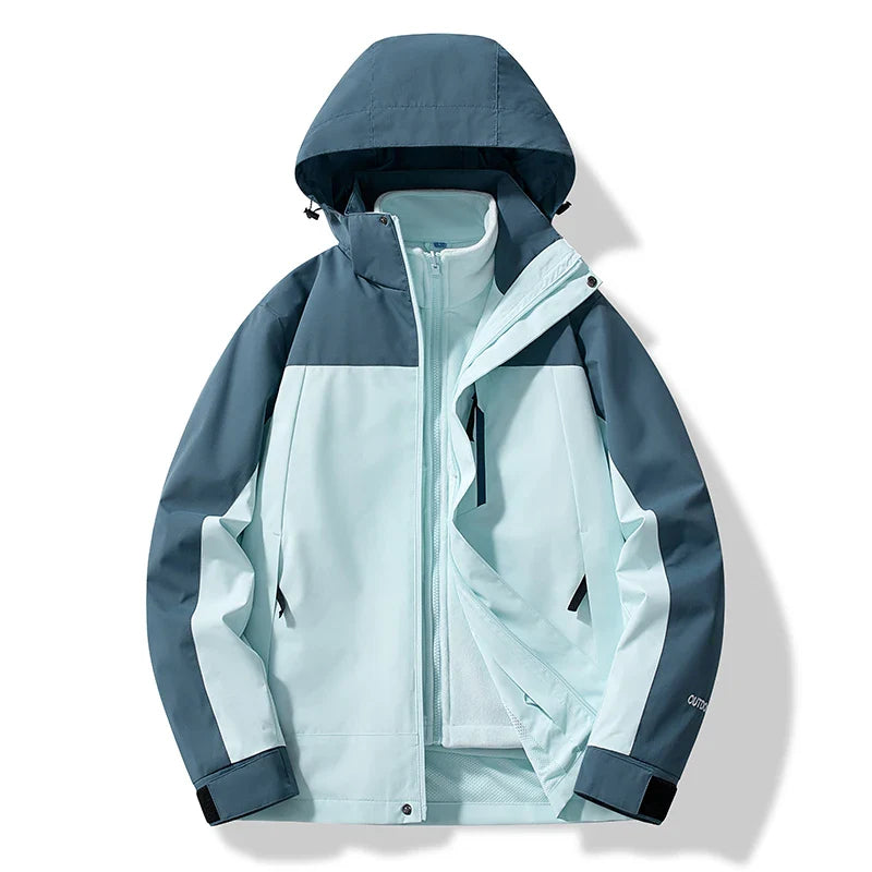 Erich | Herren Warme Winterjacke mit Kapuze