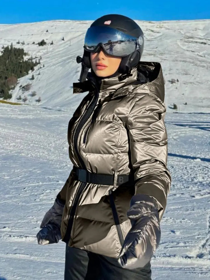 Irina | Damen Winter-Pufferjacke mit Kapuze und Wärmender Polsterung