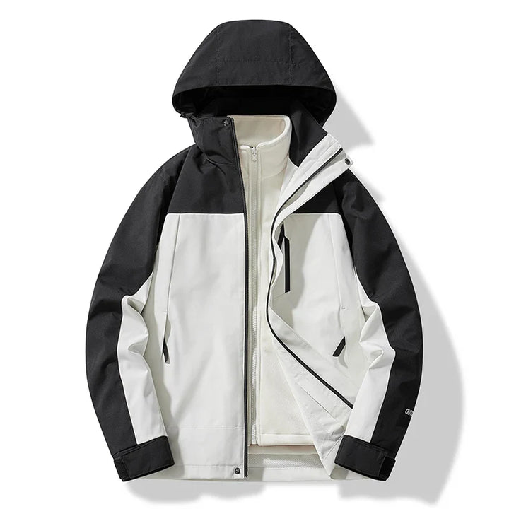 Erich | Herren Warme Winterjacke mit Kapuze