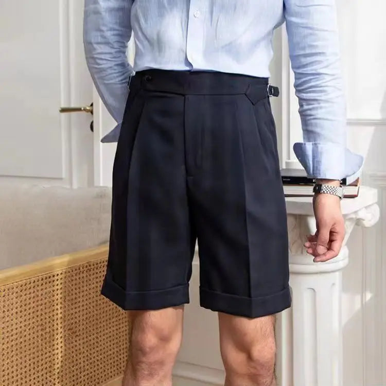 Erik | Shorts med Plisserte Mansjetter