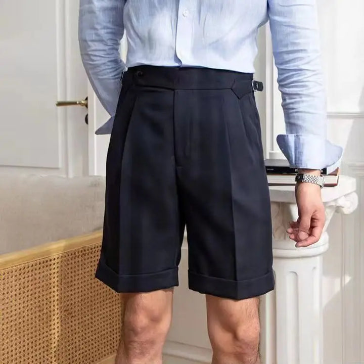 Erik | Shorts med Plisserte Mansjetter