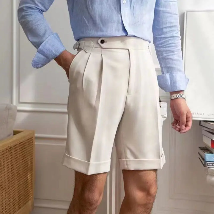 Erik | Shorts med Plisserte Mansjetter