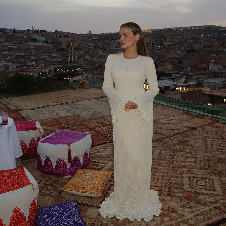 Julia | Elegant og Komfortabel Strikkekjole