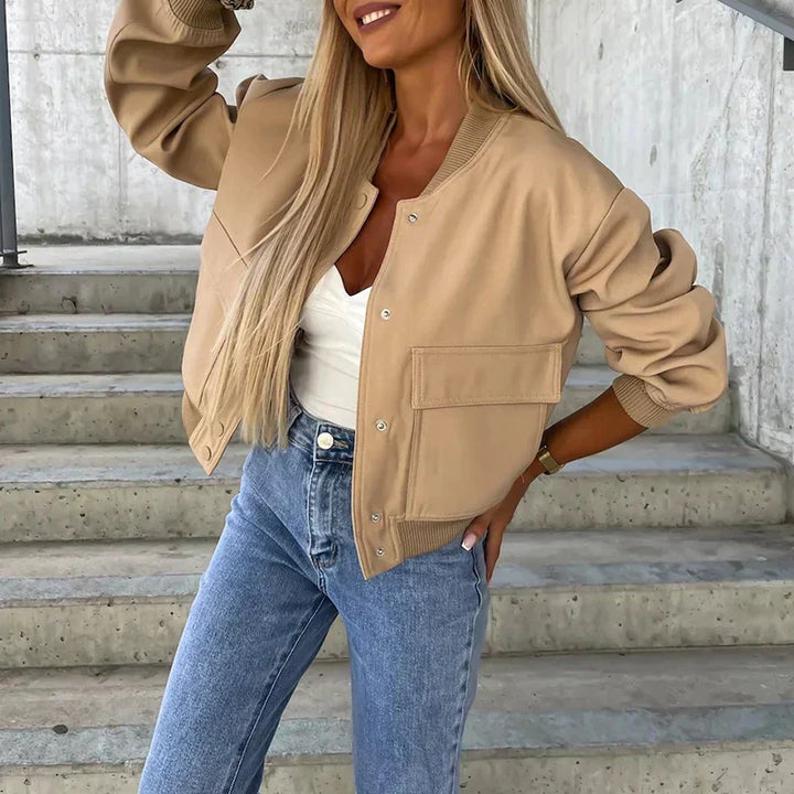 Marion | Damen Modische Leichte Kurze Freizeitjacke