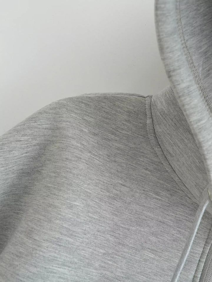 Gudrun | Damen Kapuzenjacke mit Reißverschluss und Lockerer Passform