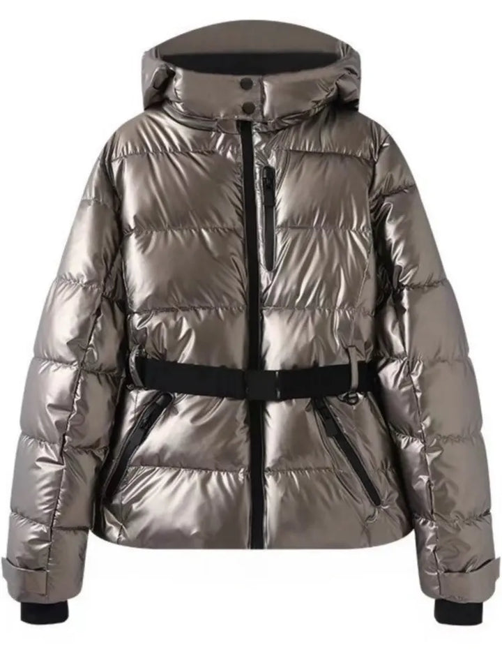 Irina | Damen Winter-Pufferjacke mit Kapuze und Wärmender Polsterung
