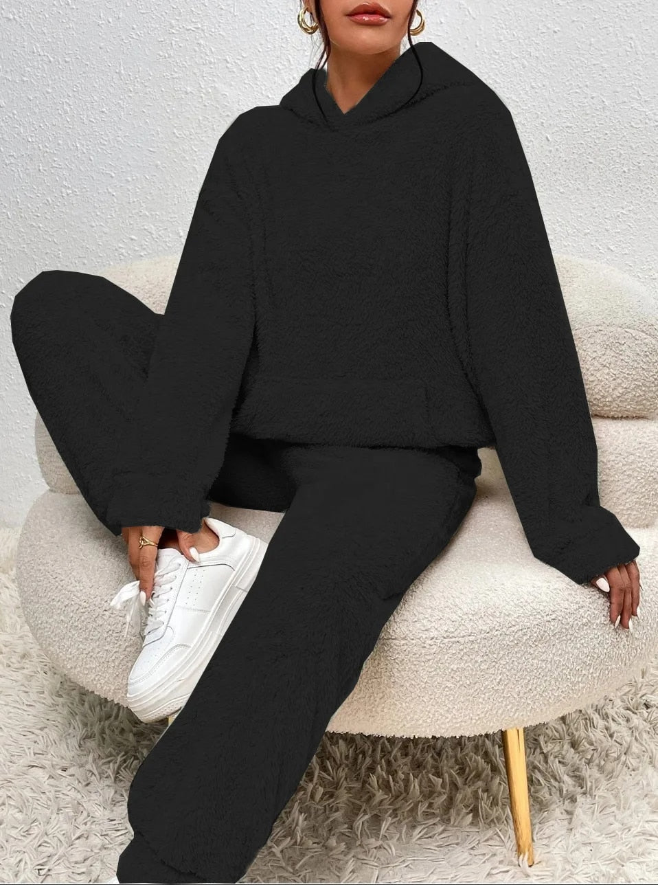 Daniela | Damen Gemütliches Zweiteiliges Pullover-Set
