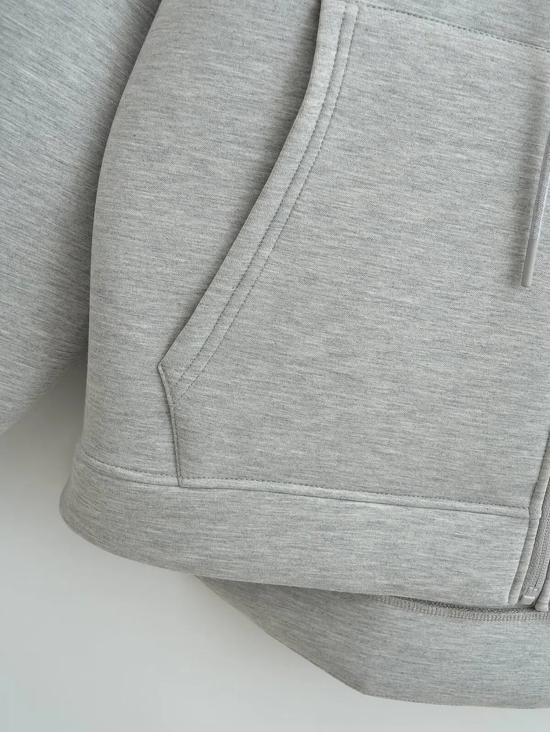 Gudrun | Damen Kapuzenjacke mit Reißverschluss und Lockerer Passform