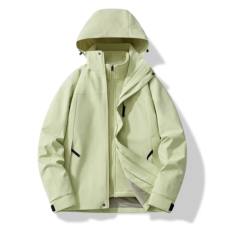 Erich | Herren Warme Winterjacke mit Kapuze