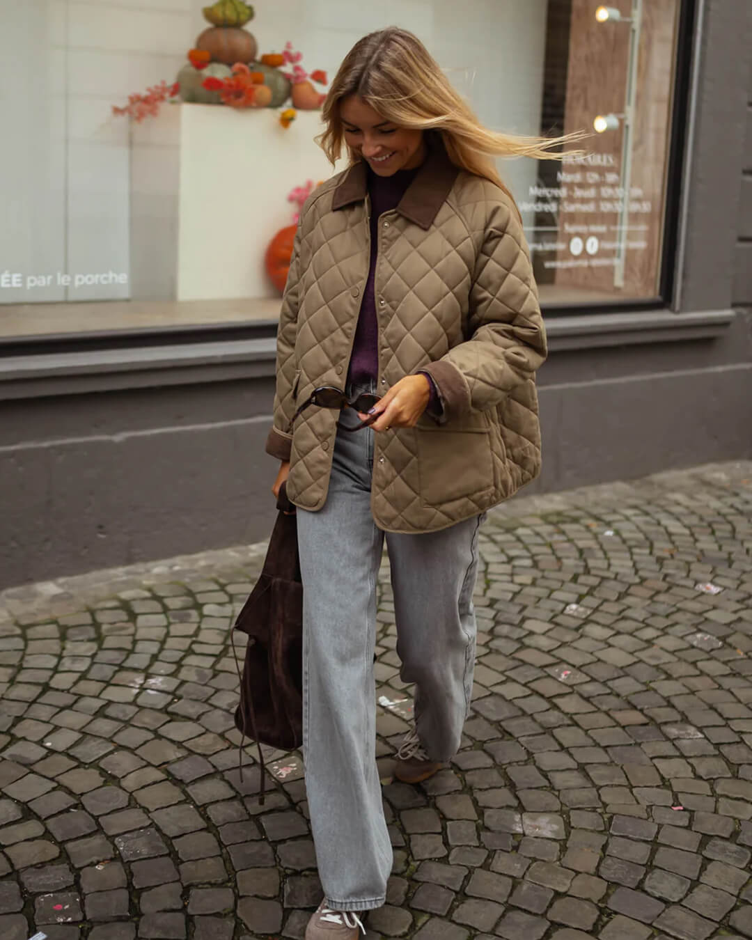 Carolin | Stilvolle Winter Stepp Freizeitjacke für Damen