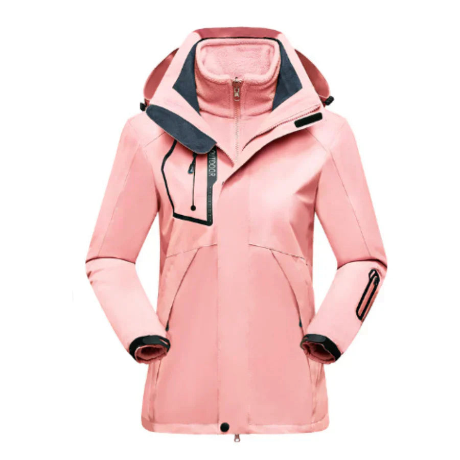 Maja | Damen Warme Winterjacke mit Kapuze