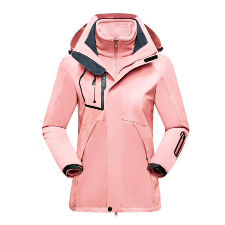 Maja | Damen Warme Winterjacke mit Kapuze