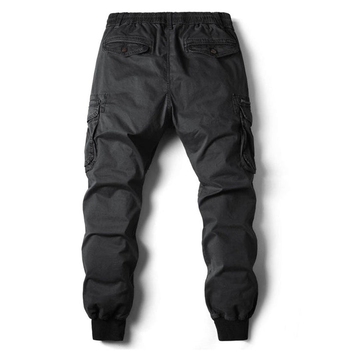 David | Herren Modische Cargohose mit schmal zulaufender Passform