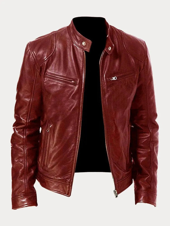 Nicole | Damen Stylische Streetwear Moto Lederjacke