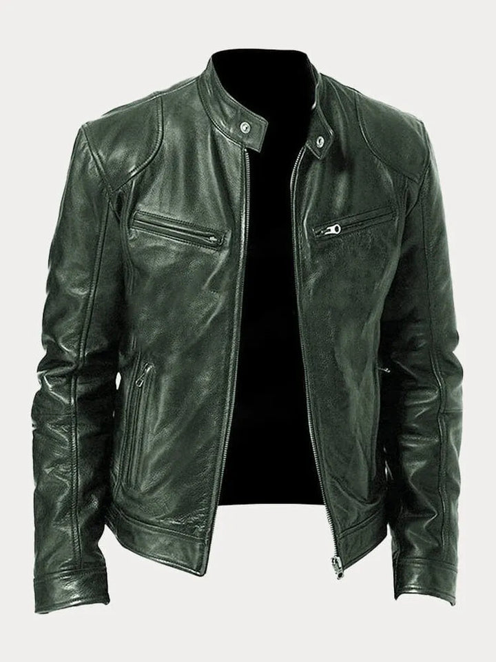 Nicole | Damen Stylische Streetwear Moto Lederjacke
