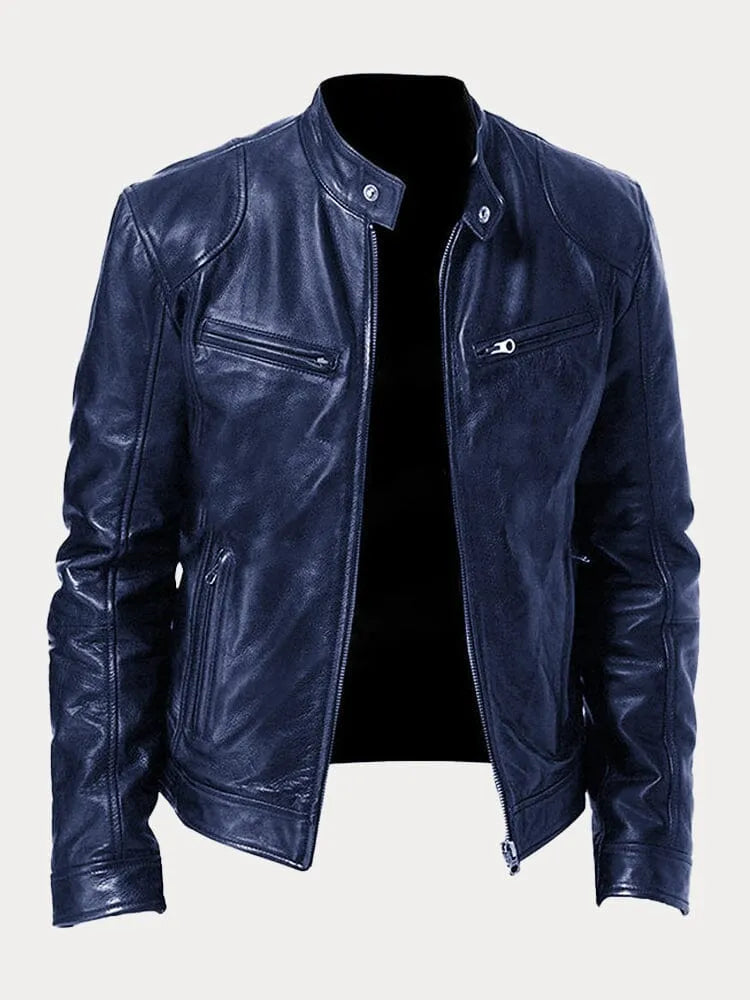 Nicole | Damen Stylische Streetwear Moto Lederjacke
