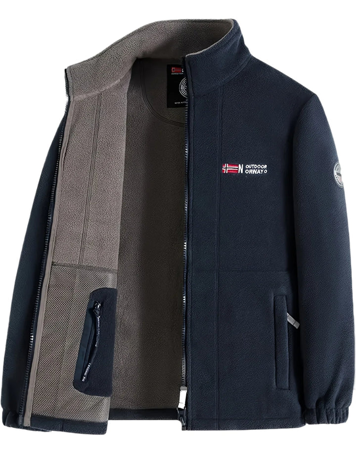 Friedrich | Herren Outdoor Warme Jacke mit Reißverschluss