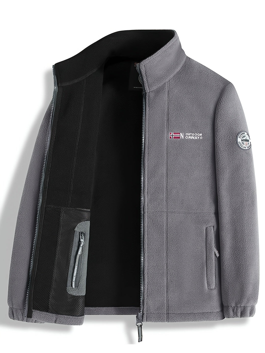 Friedrich | Herren Outdoor Warme Jacke mit Reißverschluss