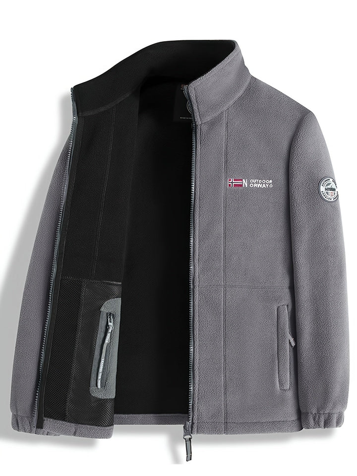 Friedrich | Herren Outdoor Warme Jacke mit Reißverschluss