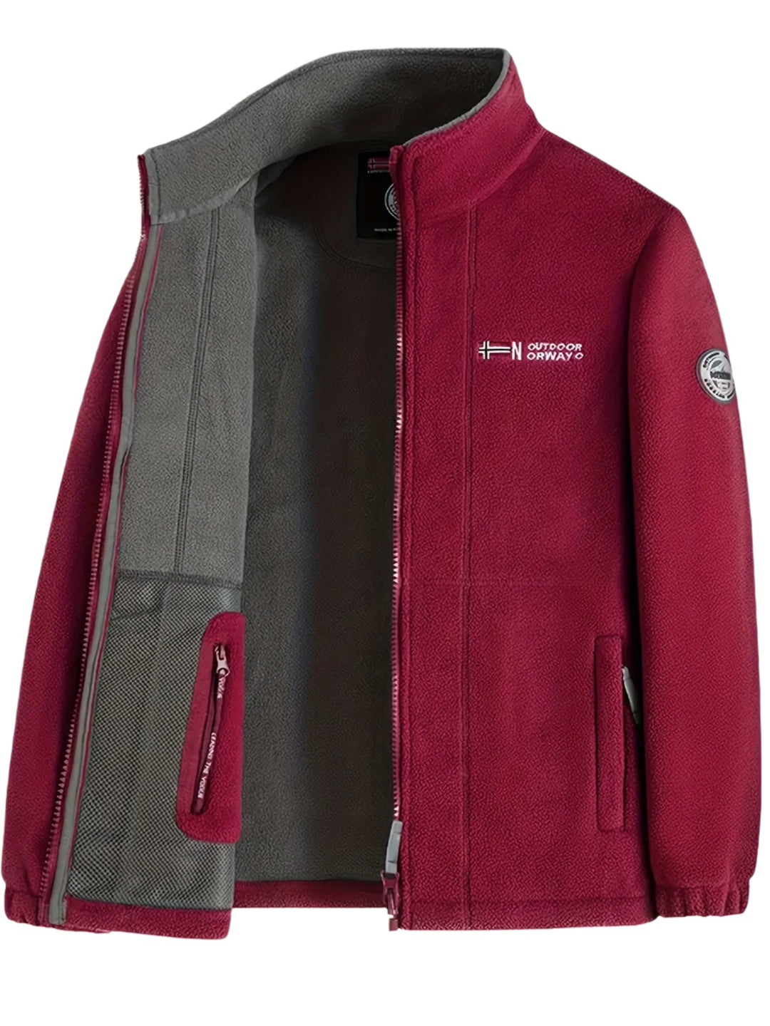 Friedrich | Herren Outdoor Warme Jacke mit Reißverschluss