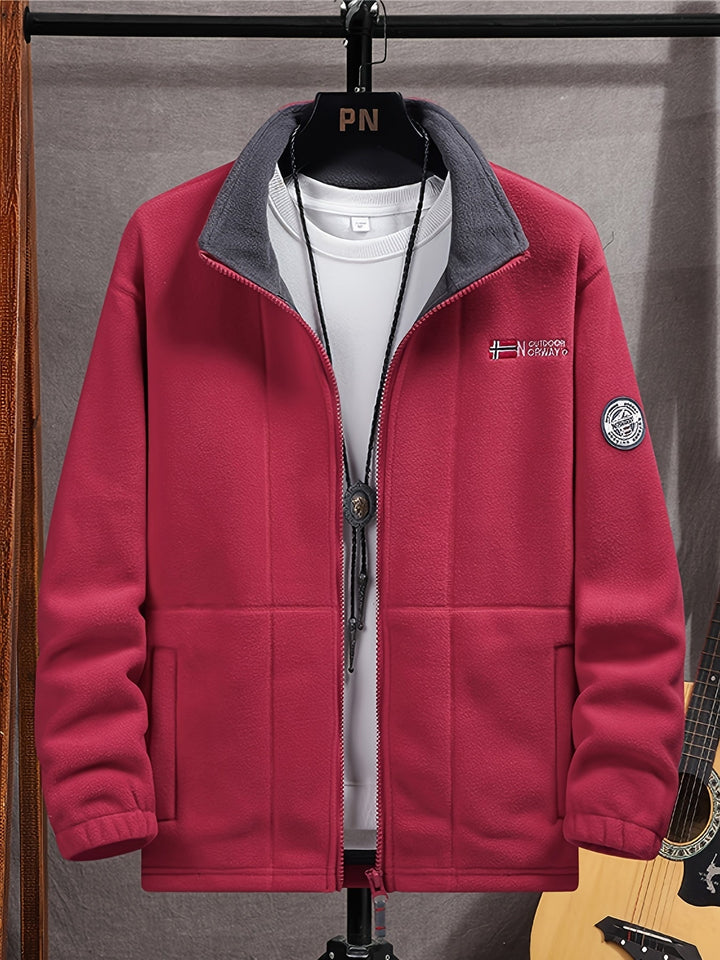 Friedrich | Herren Outdoor Warme Jacke mit Reißverschluss