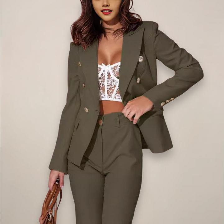 Katharina | Damen Maßgeschneidertes Blazer-Hosen Set