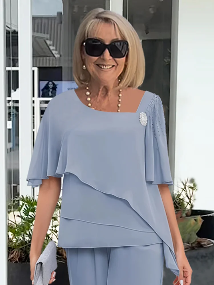 Emilia | Damen Elegantes Sommer Feminines Set