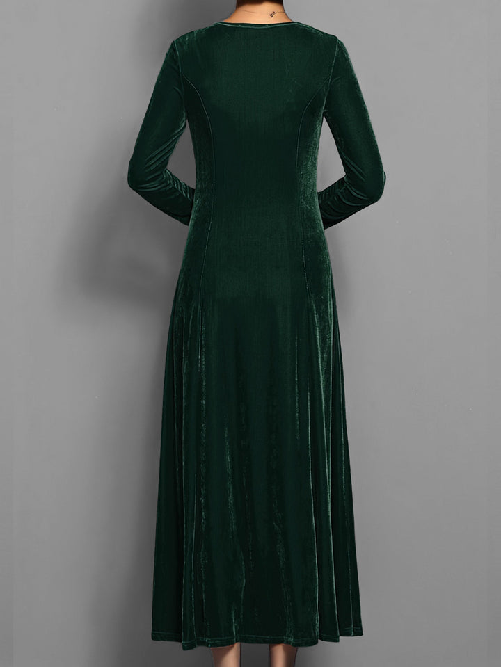 Julia | Damen Slim-Fit-Kleid in voller Länge für besondere Anlässe