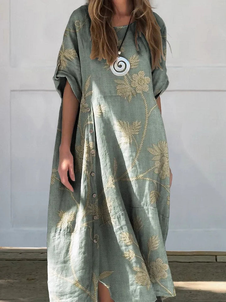 Cathrine | Stilfull Kjole med Ledig Passform