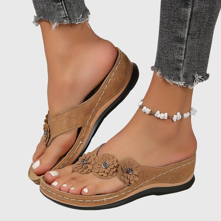 Nicole | Damen Trendige Lässige Slip-On Sandalen