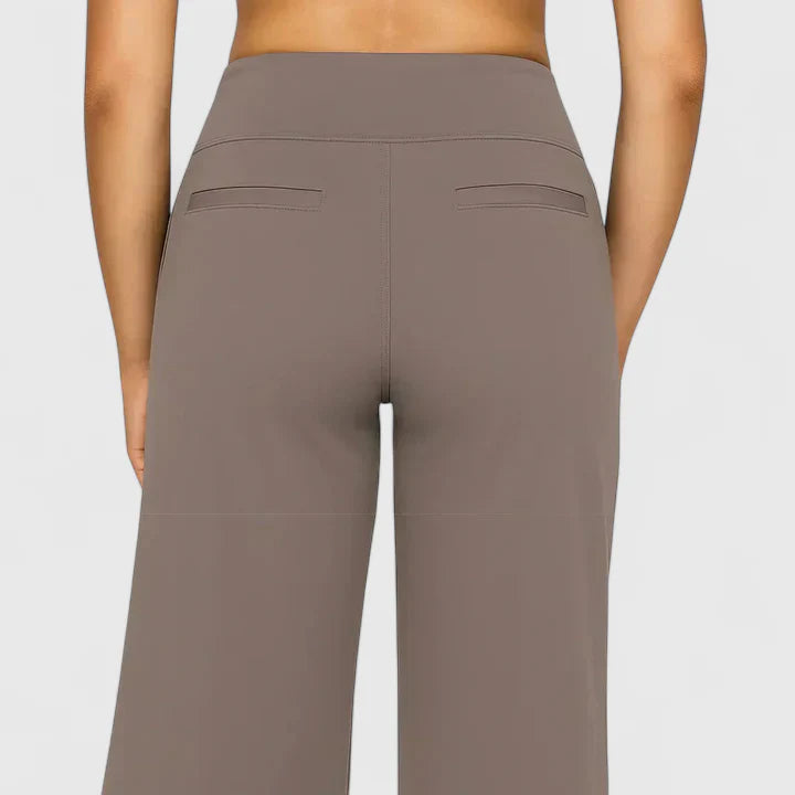 Nadine | Damen Weite Lounge-Hose mit Stretchbund