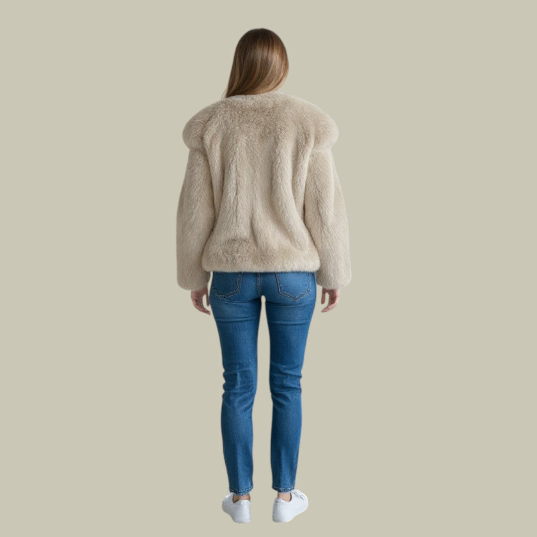 Sabine | Damen Übergroßer Rollkragenpullover für den Winter