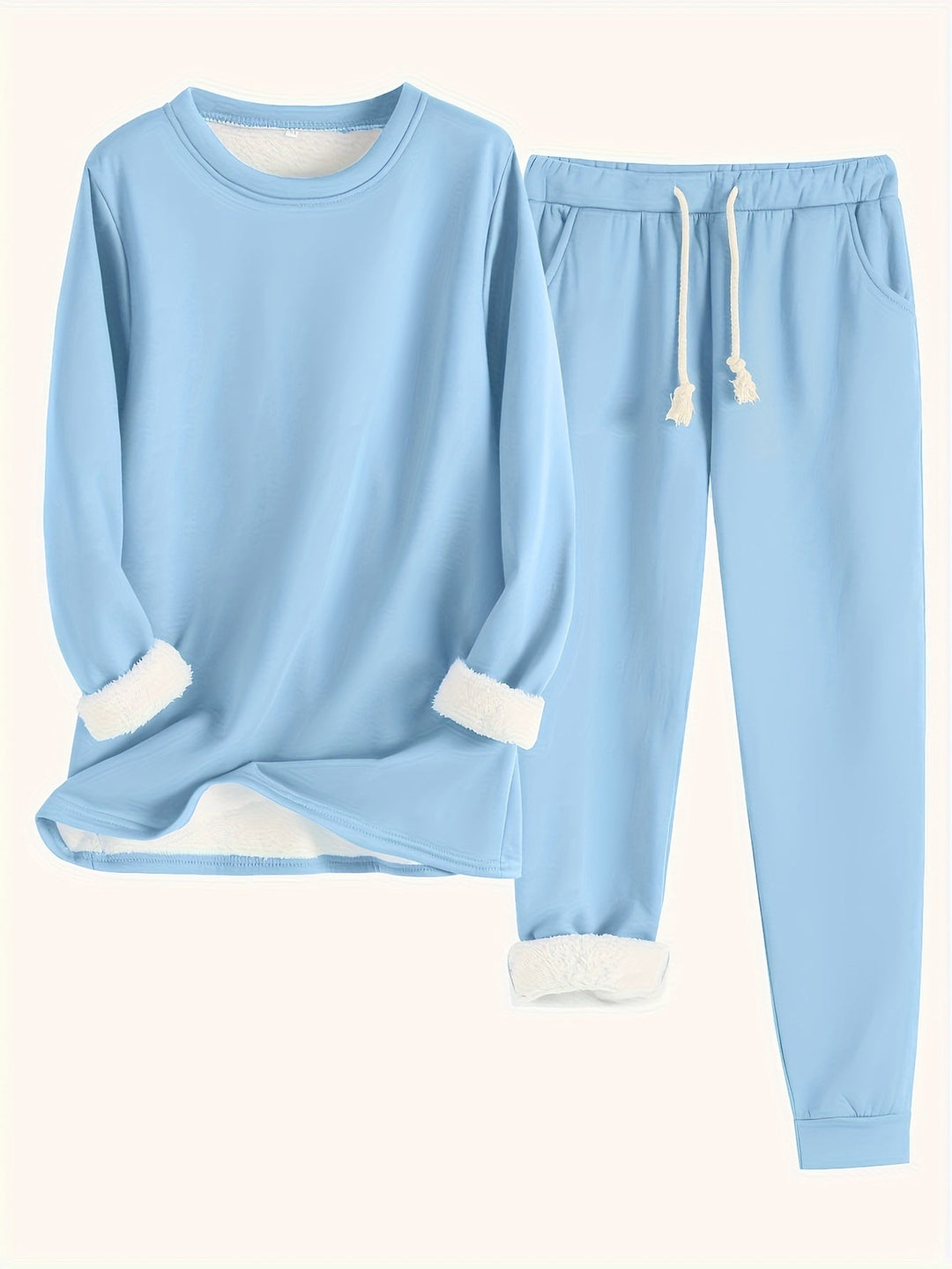 Elfriede | Damen Lässiges Winter-Loungewear-Set
