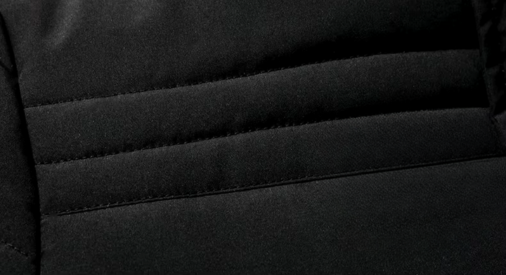 Karl | Herren Robuste Winterjacke mit Kapuze und Fellfutter